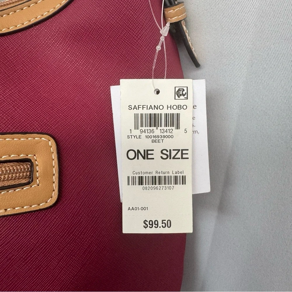 Giani Bernini Saffiano Faux Leather Medium Hobo Bag